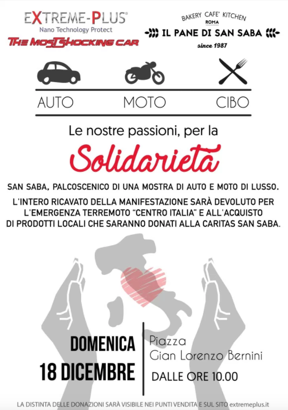 Evento 18 dicembre: LE NOSTRE PASSIONI PER LA SOLIDARIETA’